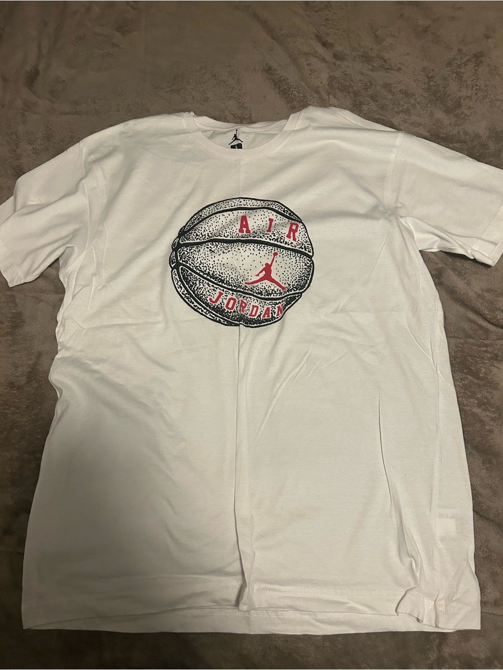 Air Jordan Basketball Graphic T-Shirt White Men’s Large Jumpman Tee